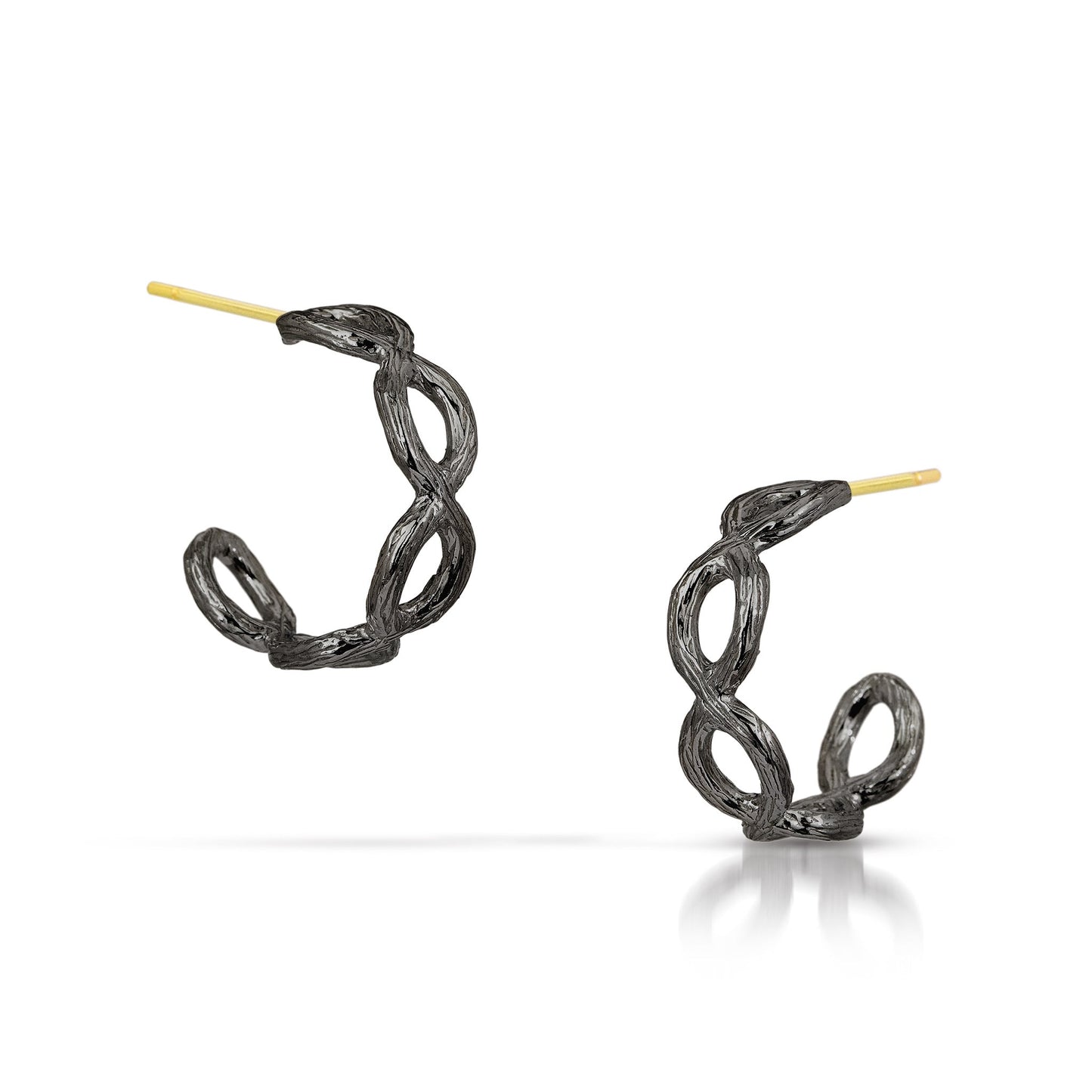 Infinity Hoop Earrings - Medium