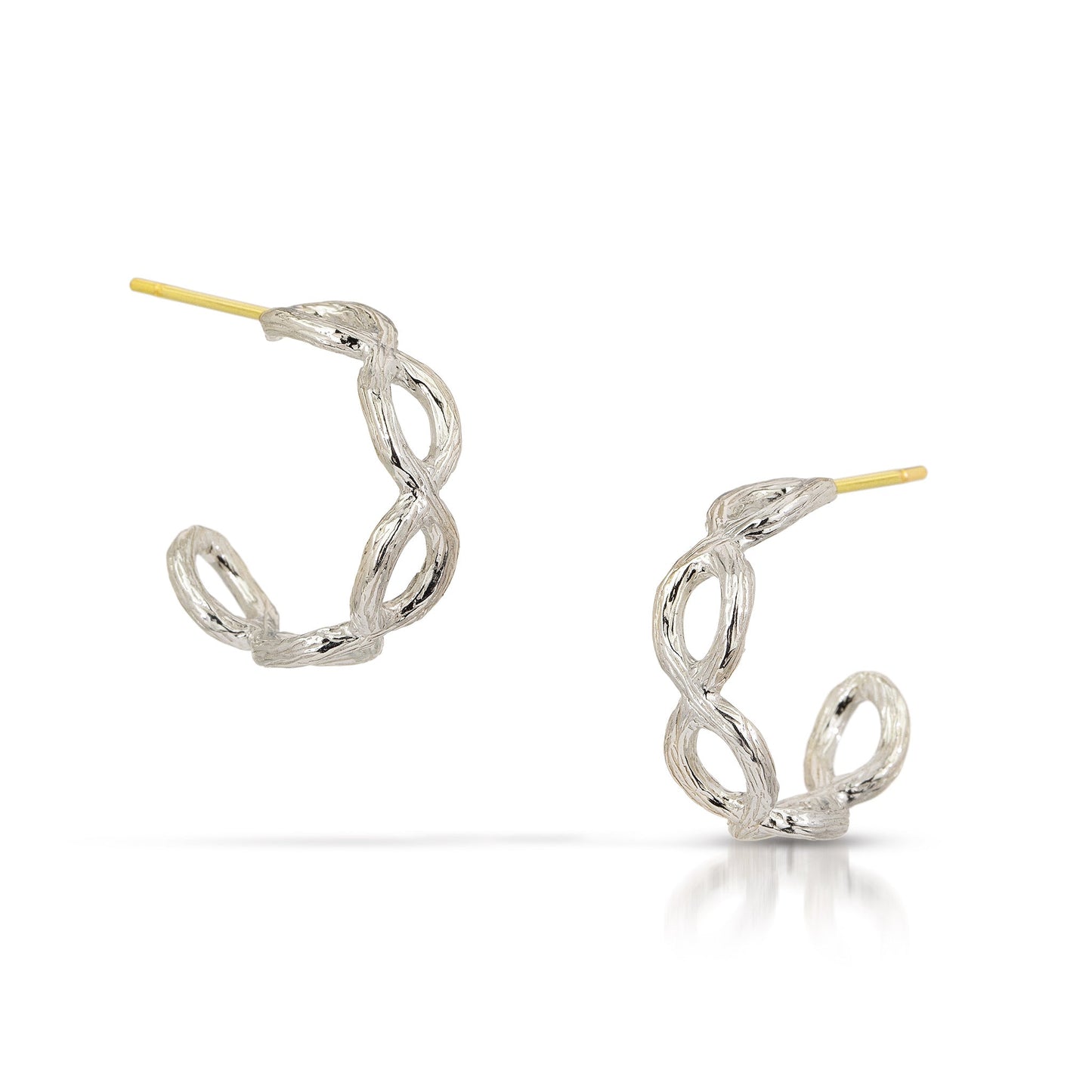 Infinity Hoop Earrings - Medium