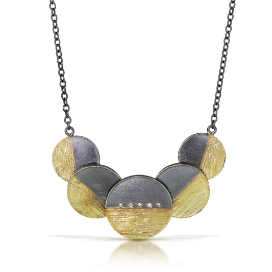 Black & Gold Horizon Necklace