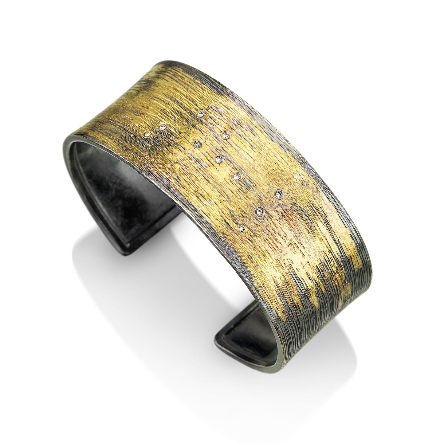 Black & Gold Wide Cuff