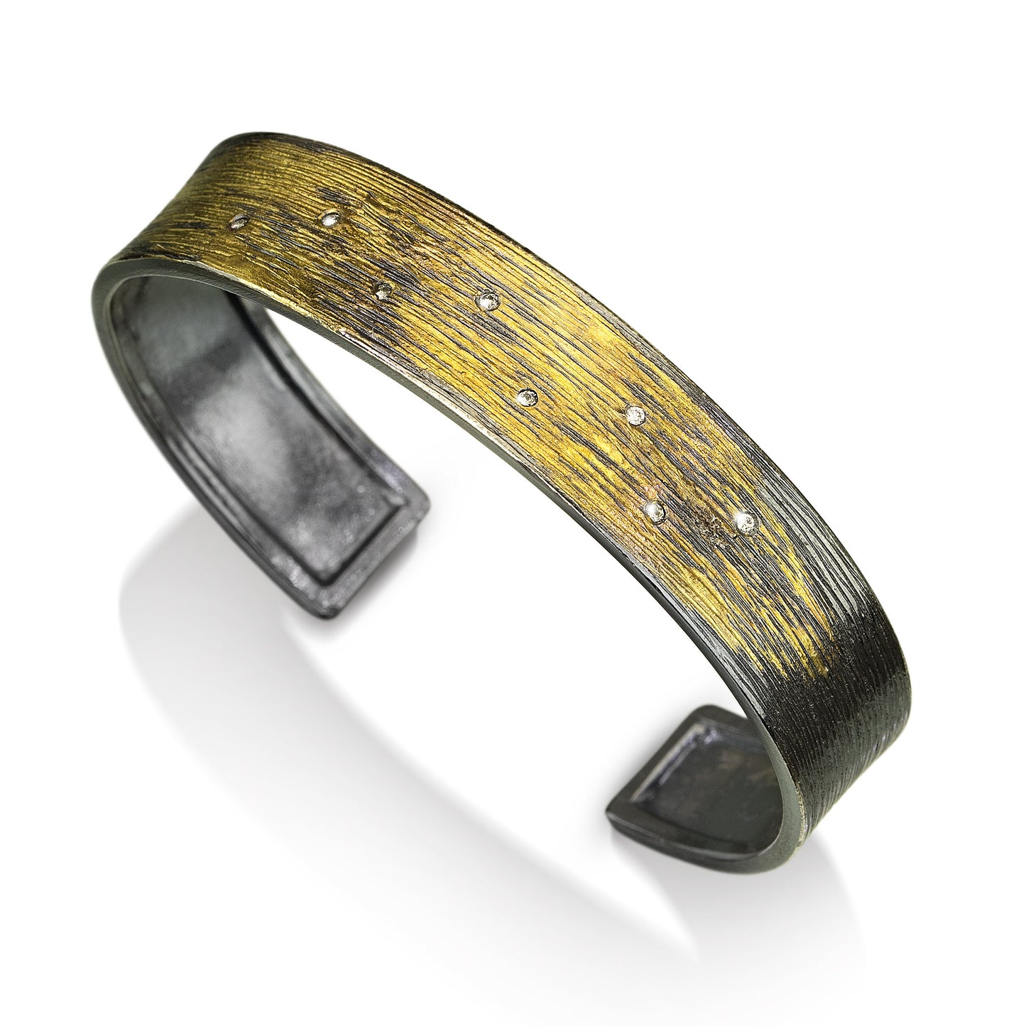 Black & Gold Medium Cuff