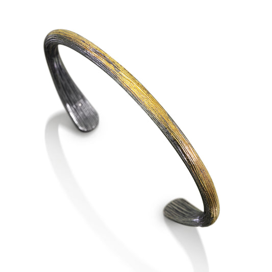 Black & Gold Narrow Cuff