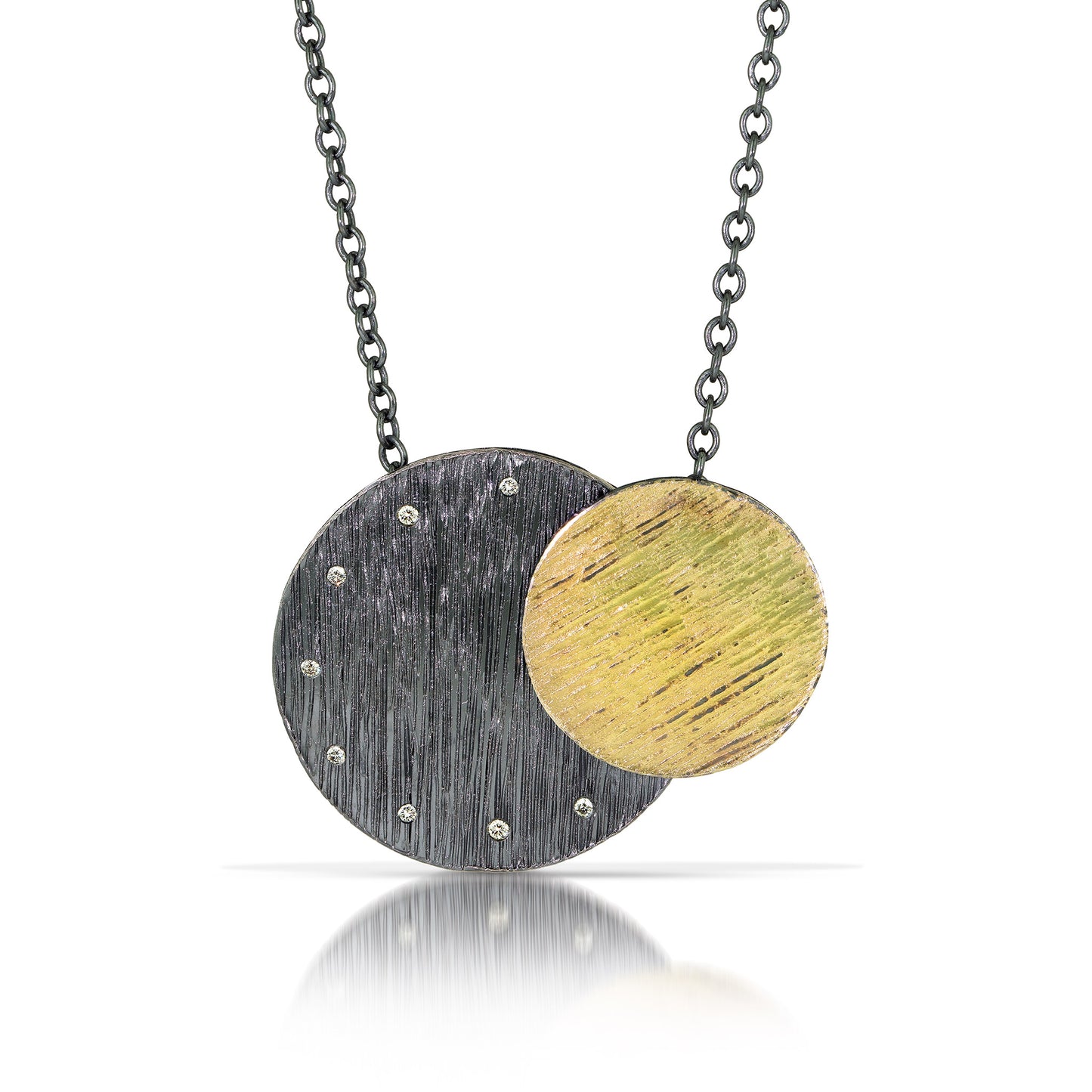 Black & Gold Eclipse Necklace